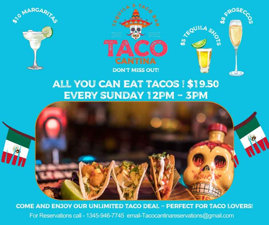 All-you-can-eat Tacos - Taco Cantina 