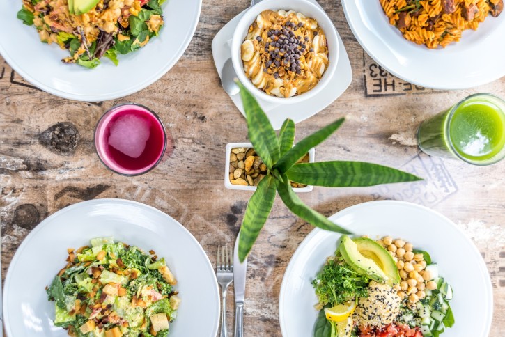 Plant Based, Healthy Restaurants and Dining